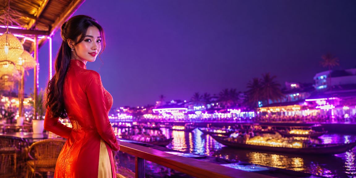 Cá cược trực tuyến tại Cần Thơ với tà áo dài Việt Nam truyền thống